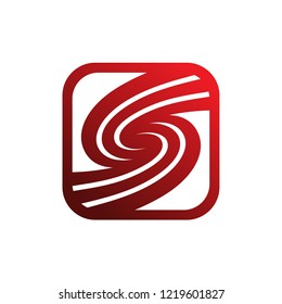 Abstract Letter S Logo Design Template