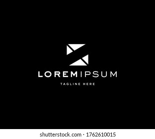 Abstract letter S logo design vector template