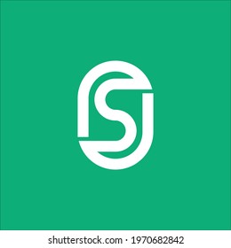 Abstract letter S logo design template.