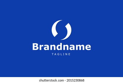 diseño del logotipo de la letra abstracta
