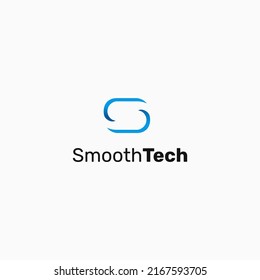 Abstract letter S logo design. Icon template. Vector illustration.