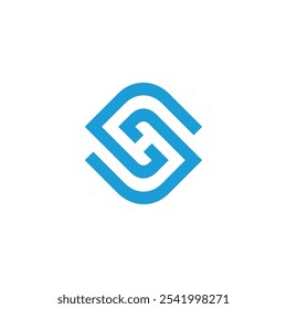Abstract Letter S Logo design vector template
