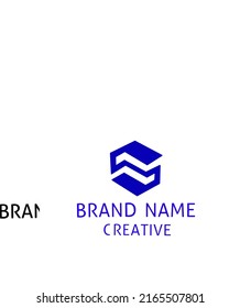Letra abstracta logotipo S, adecuado para logotipos de marca o de empresa