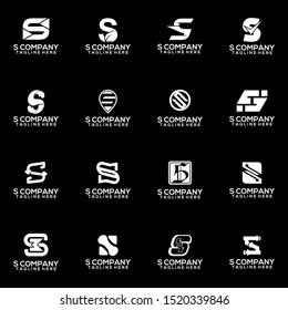 Abstract Letter S Logo Template Vector. Alphabet Logo Concept