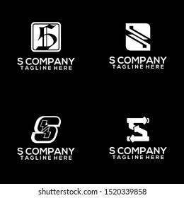 Abstract Letter S Logo Template Vector. Alphabet Logo Concept