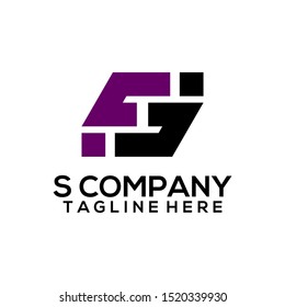 Abstract Letter S Logo Template Vector. Alphabet Logo Concept