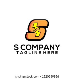 Abstract Letter S Logo Template Vector. Alphabet Logo Concept