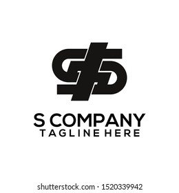 Abstract Letter S Logo Template Vector. Alphabet Logo Concept