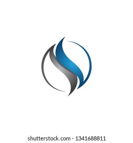 Abstract Letter S logo vector