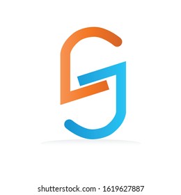 abstract letter S logo vector illustration. letter S symbol icon.