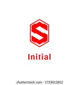 Abstract Letter S Logo. Vector Design, Illustration.