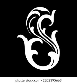 Letra abstracta S Logotipo Idea Logotipo moderno Signo de imagen Icono de vectores de emblema universal Ilustración de material