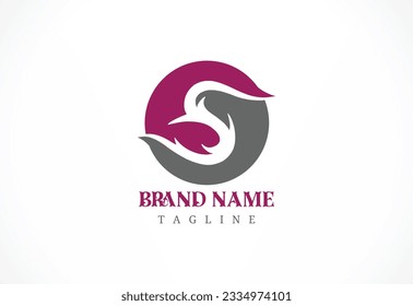 Letra abstracta logotipo S. Signo moderno de idea de logo. Icono de vector de emblema universal.