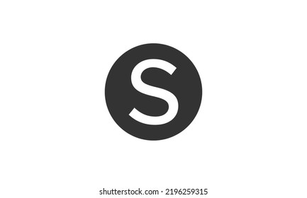 Abstract letter S, SS logo design template. Impossible creative sign. Vector icon.