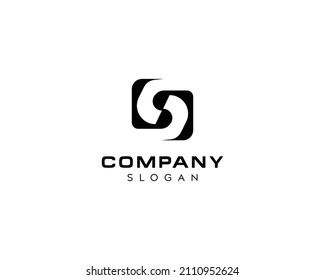 Abstract letter S vector logo design, letter S, text S vector editable logo design 