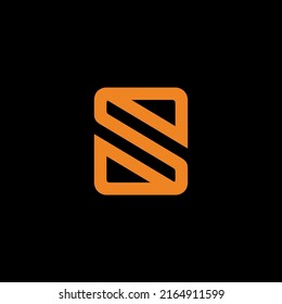 Plantilla de logotipo de vectores de letras abstractas S