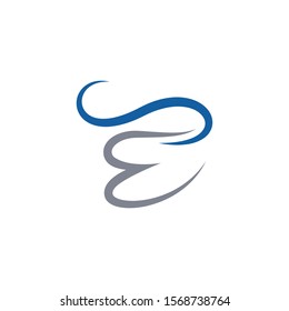 abstract letter SE logo vector