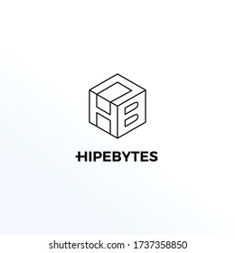 Abstract Letter Shape HB Logo Sign Symbol Icon