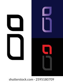 I abstract Letter shape Minimalist logo template