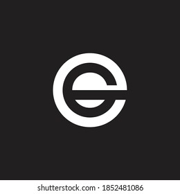 Creative Professional Trendy Letter Ce Ec Stock Vector (Royalty Free ...