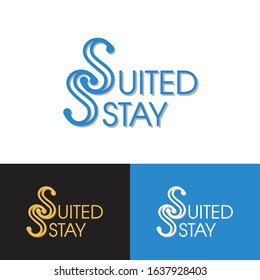 Abstract Letter SS Logo Template