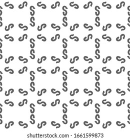 Abstract Letter SSeamless Patern Vector Design for fabric, fashion, decoration, backdrop, etc.