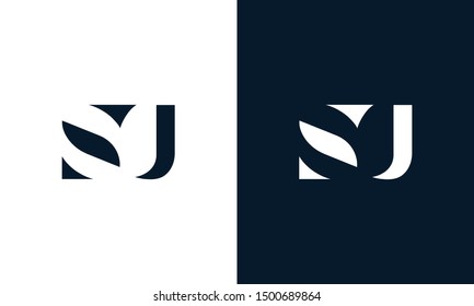 Abstract letter SU logo. This logo icon incorporate with abstract shape in the creative way. It look like letter S and U.