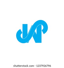 abstract letter sw monogram logo vector