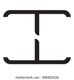 Abstract Letter T Concept Design