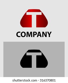 Abstract letter T icon
