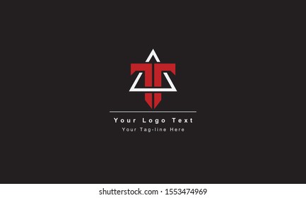 Abstract letter T logo design. Creative,Premium Minimal emblem design template. Graphic Alphabet Symbol for Corporate
Business Identity. Initial TT vector element
