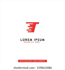 Abstract letter T logo design template isolated on white background. Universal fast speed fire moving water quick energy drop icon.