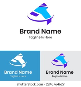 
Abstract letter T logo Design
