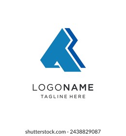 Abstract letter T logo design inspiration, with a building concept