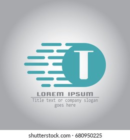 Abstract Letter T Logo Design.
