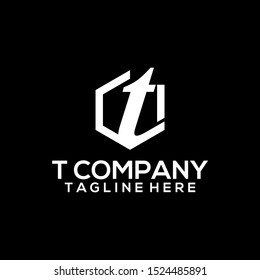 Abstract Letter T Logo Template Vector. Alphabet Logo Concept