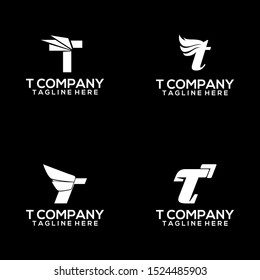 Abstract Letter T Logo Template Vector. Alphabet Logo Concept