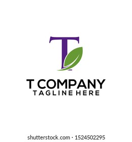 Abstract Letter T Logo Template Vector. Alphabet Logo Concept