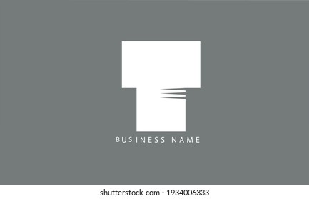 Plantilla de diseño del logotipo del vector T de la carta abstracta
