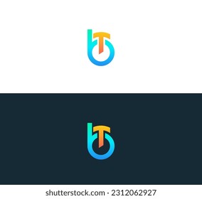 Abstrakter Brief TB, BT Logo.