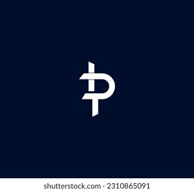 Abstract letter TB, BT, PT, TP, BTP, PTB logo.