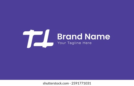 Abstract letter TT logo design vector
