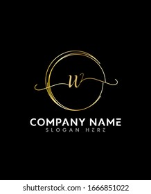 Abstrakter Buchstabe U Initiales Beauty-Monogramm und elegantes Logo-Design, handschriftliches Logo der ersten Unterschrift 