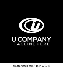 Abstract Letter U Logo Template Vector. Alphabet Logo Concept