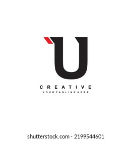 Abstract Letter U Logo. Letter U Logo Template Design. Letter U Icon. Suitable For Company Logos, Business Logos, Sports Logos, Technology, Product Marketing, Etc.