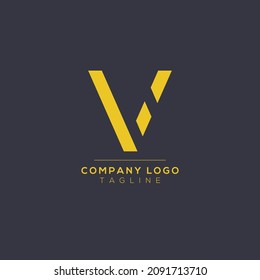 Abstract letter V logo design. Creative, Premium Minimal emblem design template. Graphic Alphabet Symbol for Corporate.