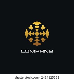 Abstract Letter v Logo Design Template Element for Construction Architecture Building
