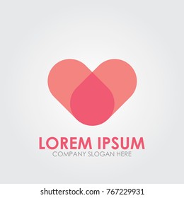 Abstract letter V logo design vector illustration