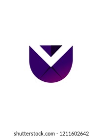 Abstract Letter V Logo Template