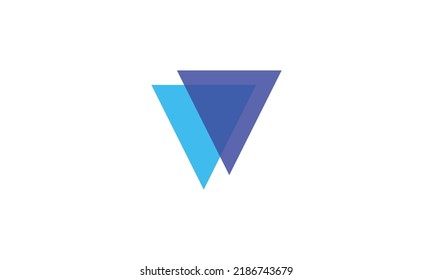 Abstract Letter V Logo Template Stock Vector (Royalty Free) 2186743679 ...